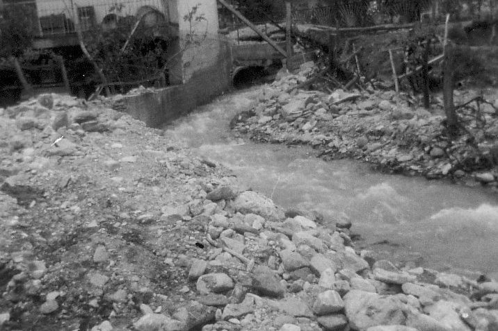 Alluvione 1994 - Confluenza rio Supita con la Bialera