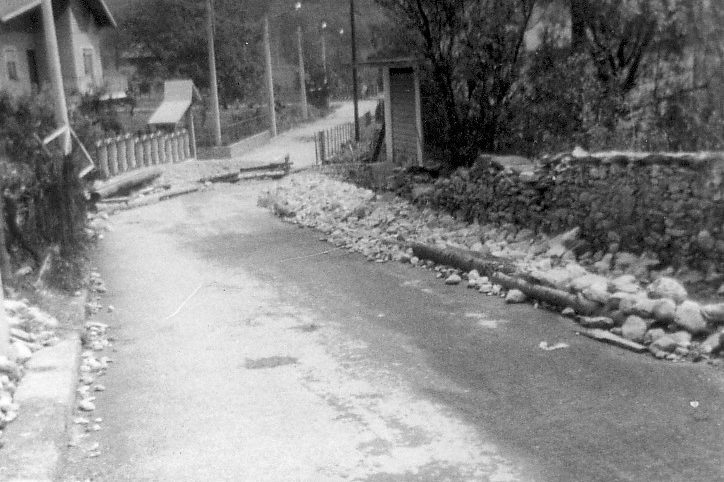 Alluvione 1994 - Materiale alluvionale di Via Balpo
