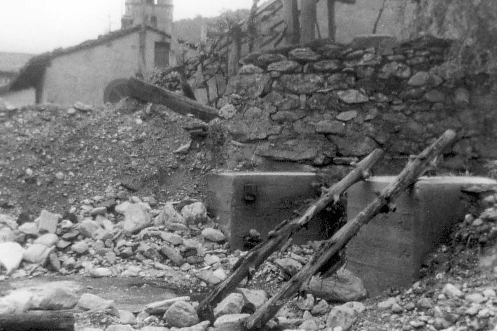 Alluvione 1994 - Imbocco del Rio Supita