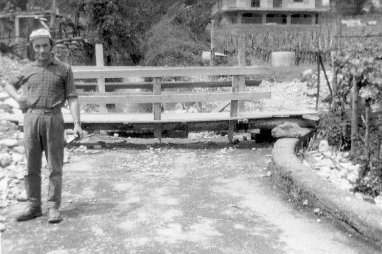 Alluvione 1994 - Passerella ultimata