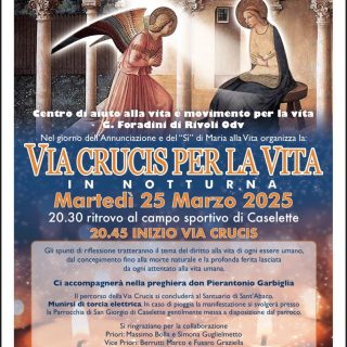 Via crucis per la vita 2025