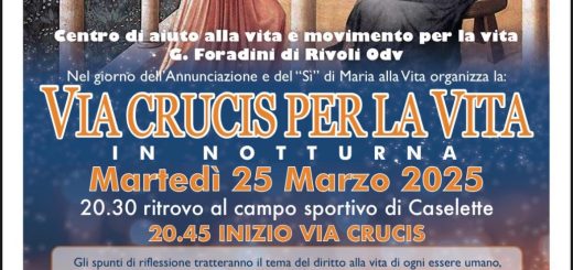 Via crucis per la vita 2025