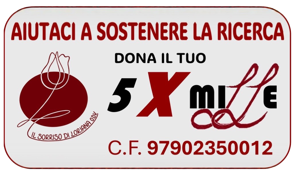 Aiutaci a sostenere la ricerca, dona il tuo 5x1000. Il nostro codice fiscale: 97902350012