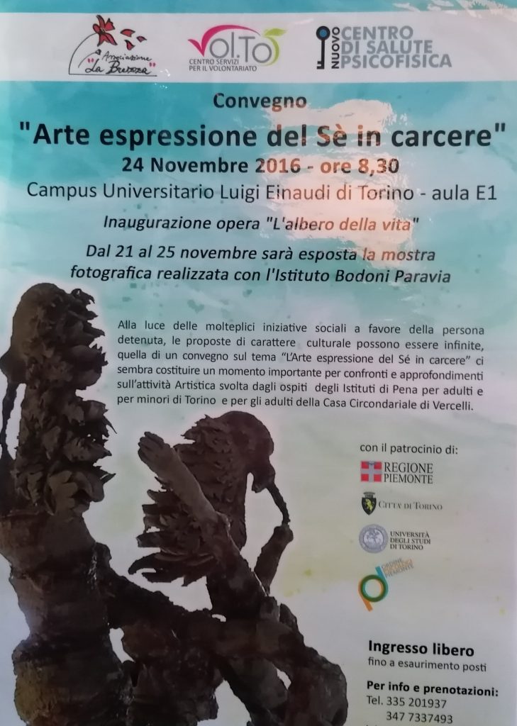 2018 Convegno Arte espresione del sé in carcere