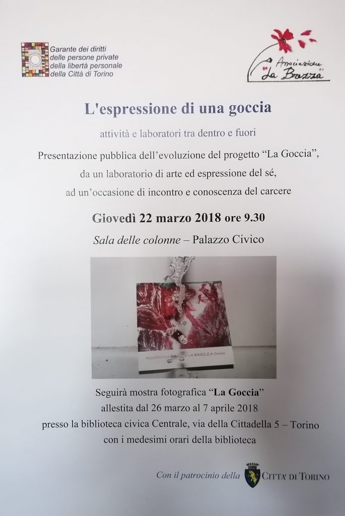 2018 L'espressione di una goccia