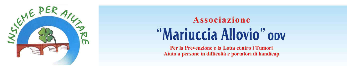 Associazione "Mariuccia Allovio"